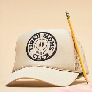 Friday Feelin Tired Moms Club Trucker Hat